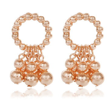 Luxe Beaded Hoop Earrings