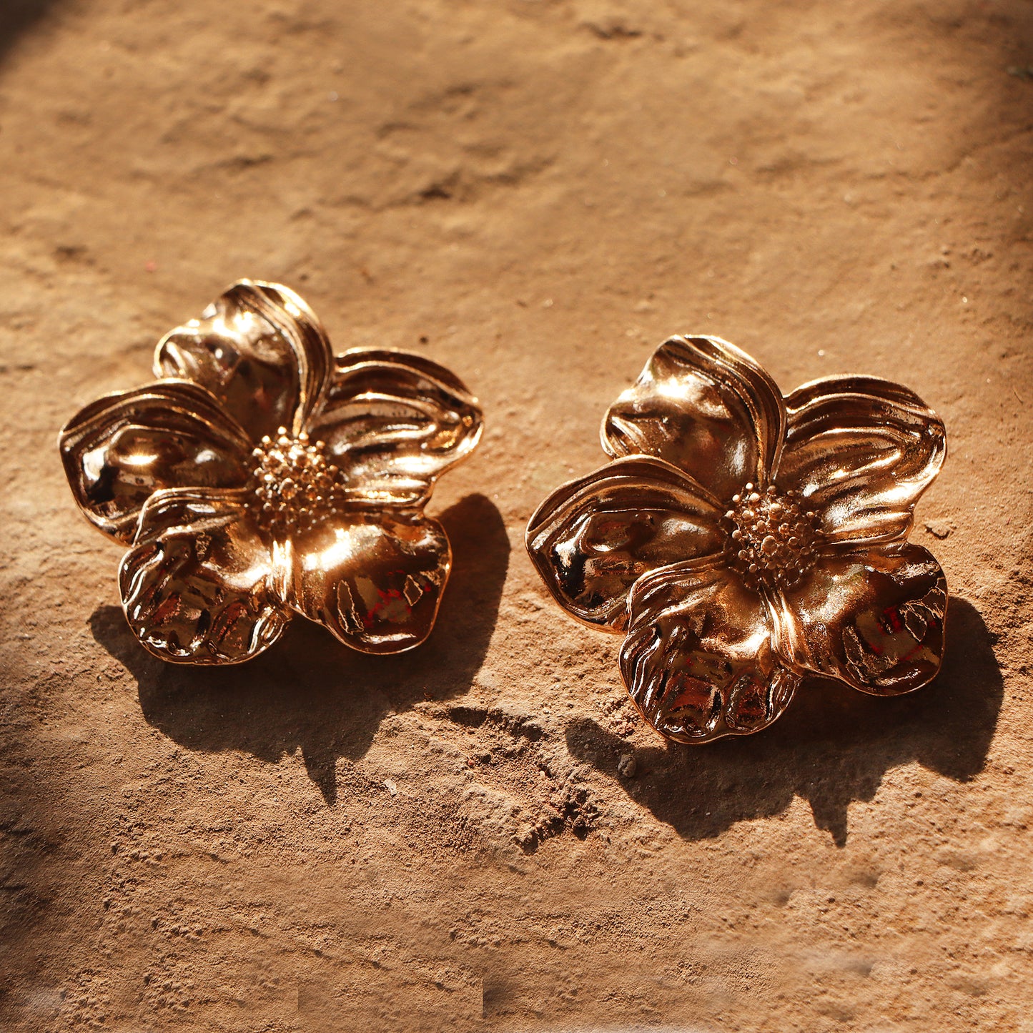 Golden Blossom Earrings