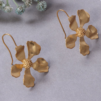 Luxe Petal Flower Earrings