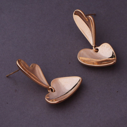 Gold Love Layer Earrings