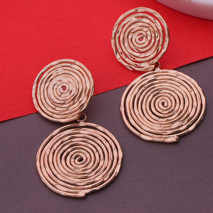 Twirl Design Earrings
