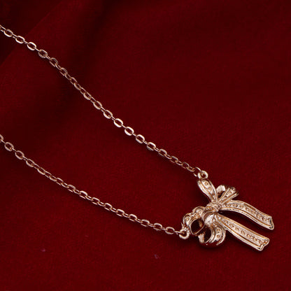 Elegant Bow Luxe Necklace