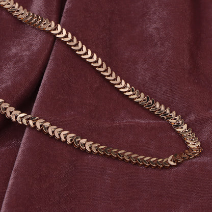 Luxe Fishbone Link Necklace