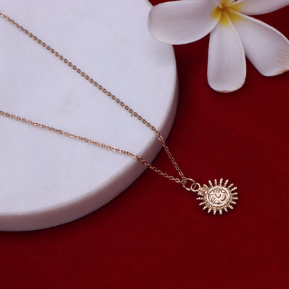 Om Sun Necklace