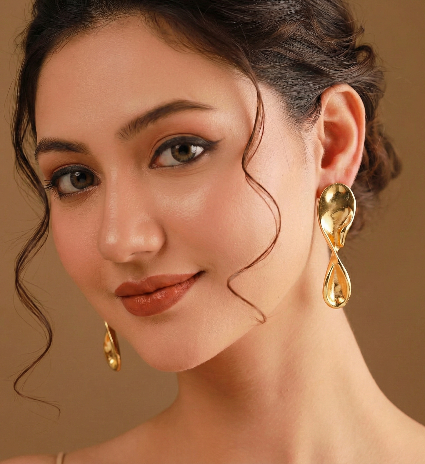 Abstract Droplet Earrings