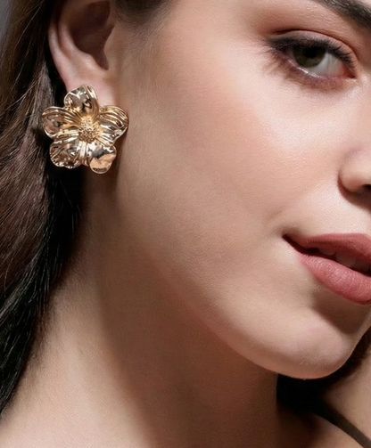 Golden Blossom Earrings