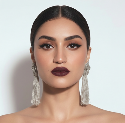 Petal Tassel Party Earrings