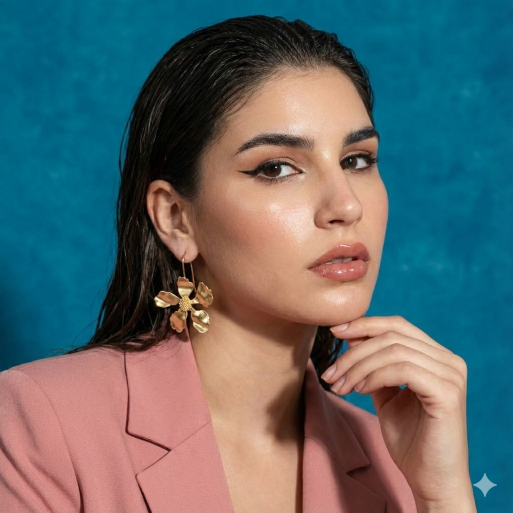 Luxe Petal Flower Earrings