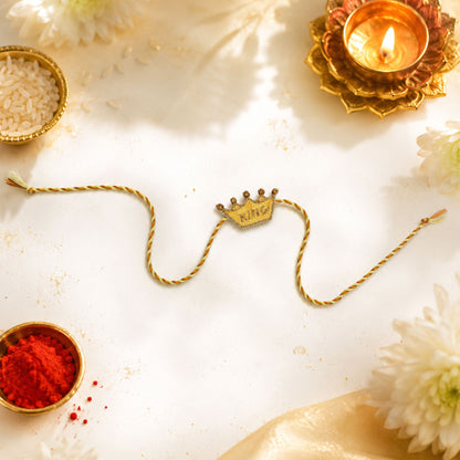 Lightweight crown rakhi for brother festive gifting