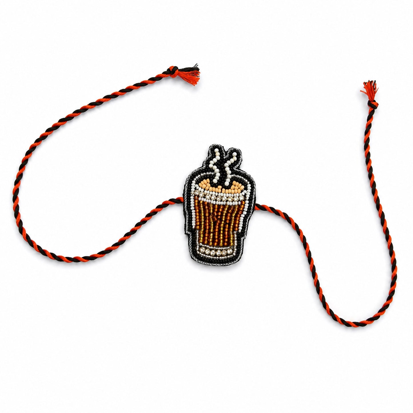 Stylish drink cup rakhi for brother Raksha Bandhan celebration
