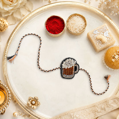 Lightweight designer rakhi for brother festive gifting