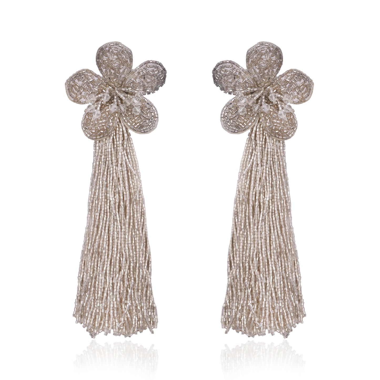 Petal Tassel Party Earrings