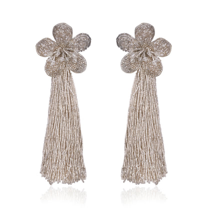 Petal Tassel Party Earrings