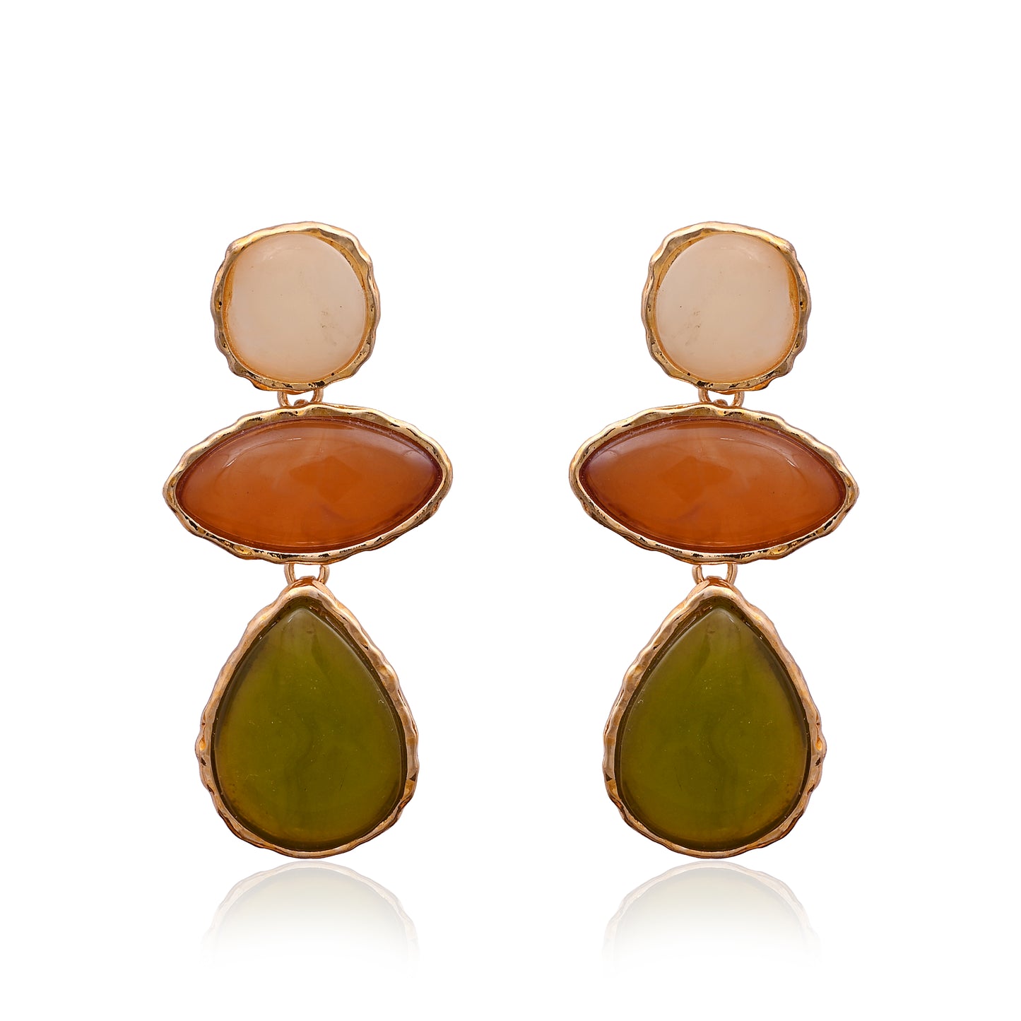 Rustic Glam Dangle Earrings