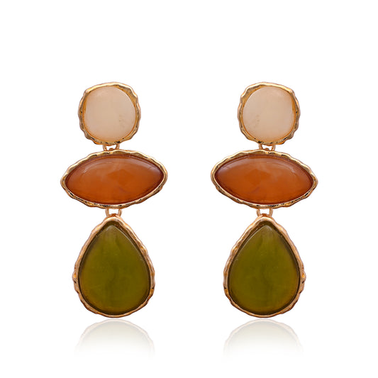 Rustic Glam Dangle Earrings