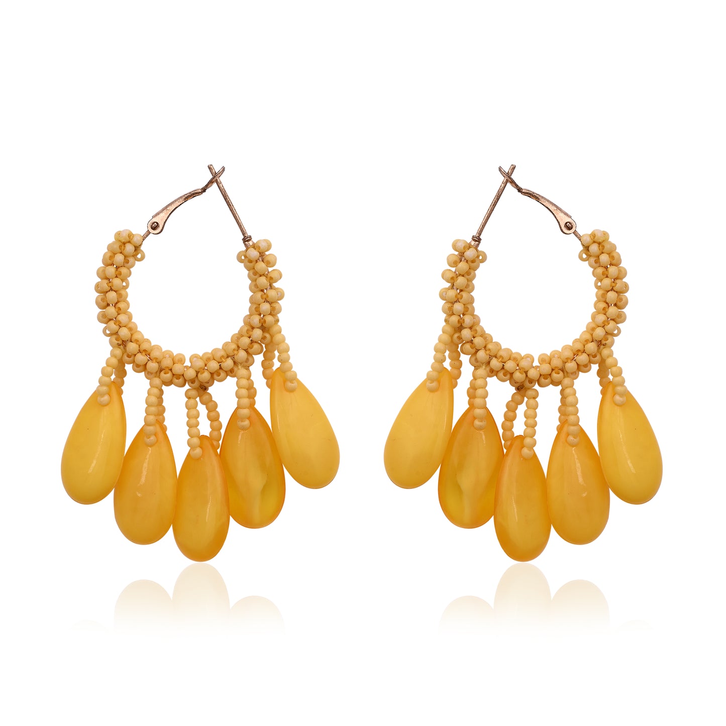 Sunshine Drop Hoop Earrings