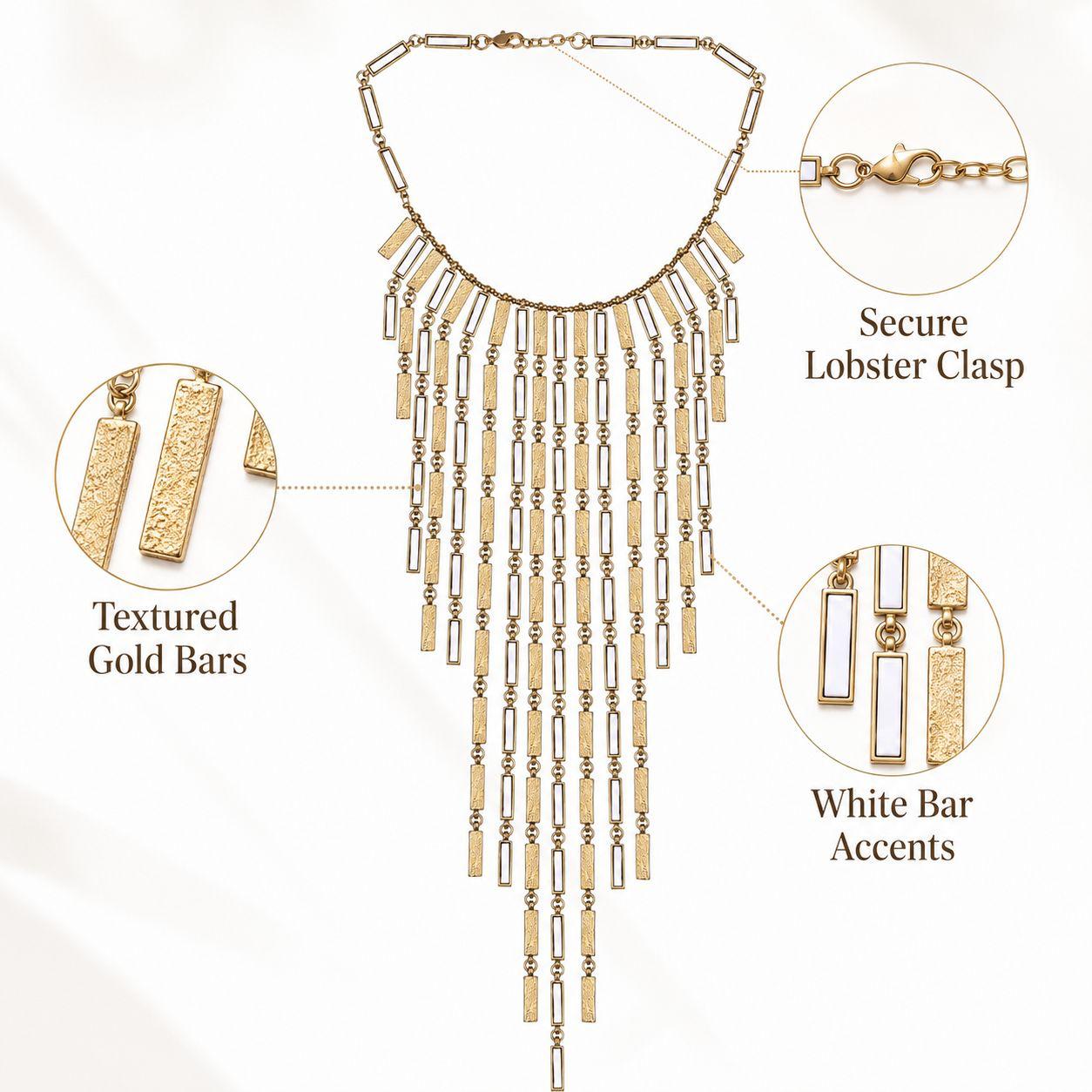 Glamour Cascade Necklace