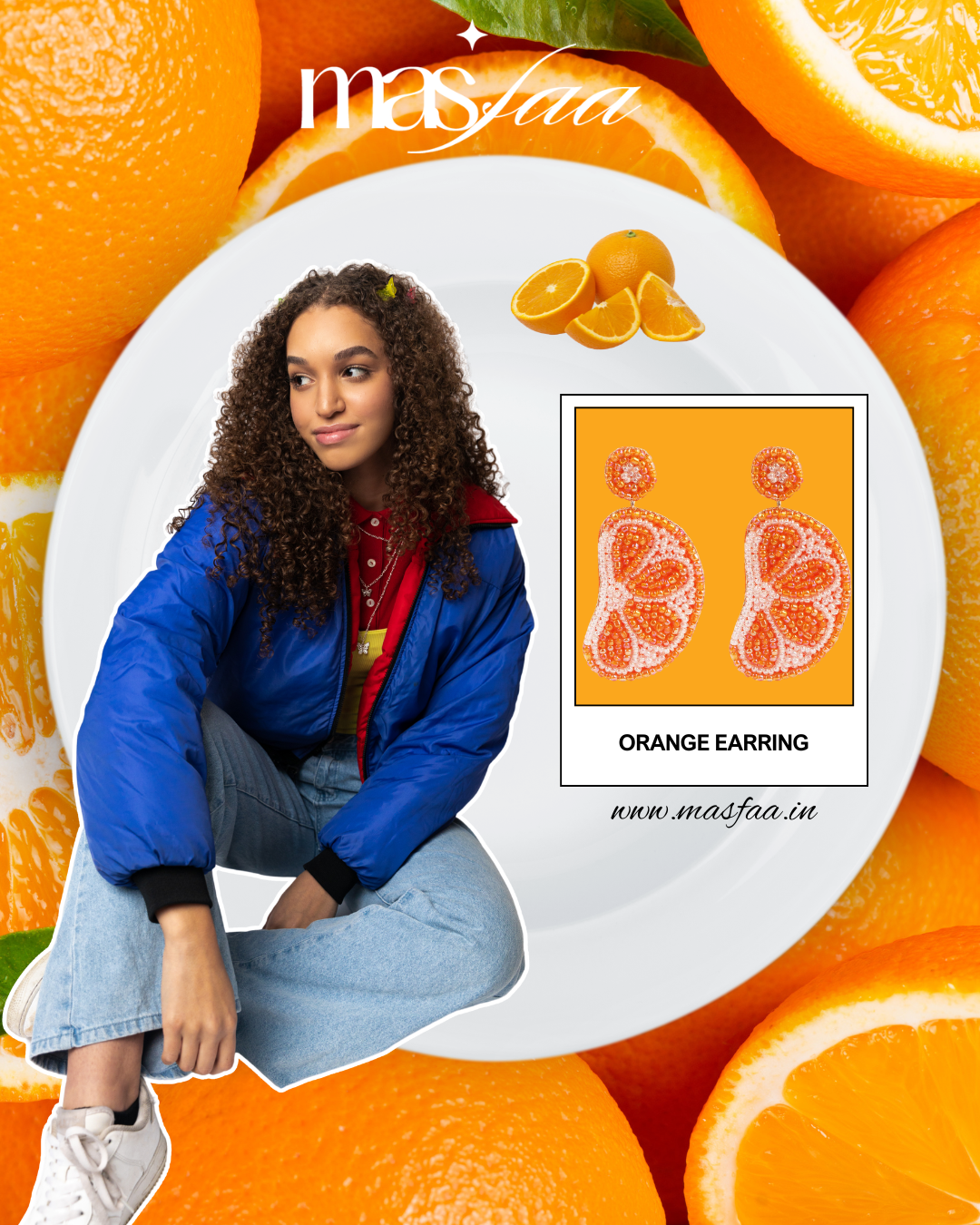 Summer Squeeze Statement Earrings
