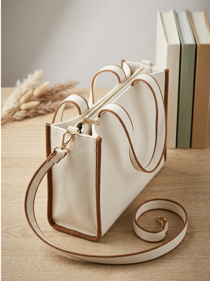 The Masfaa "Aria" Contrast Tote
