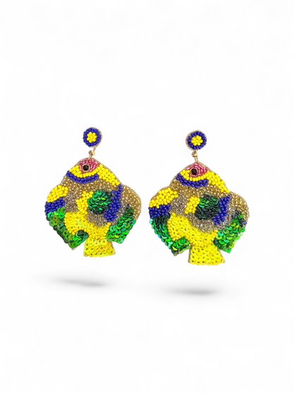 The Tropical Fin Beaded Drops