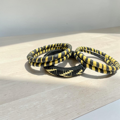 Nomad Woven Bangle Stack