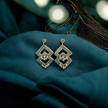 The Silver Prism Geometric Drops