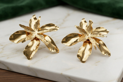 Gilded Lily Statement Studs