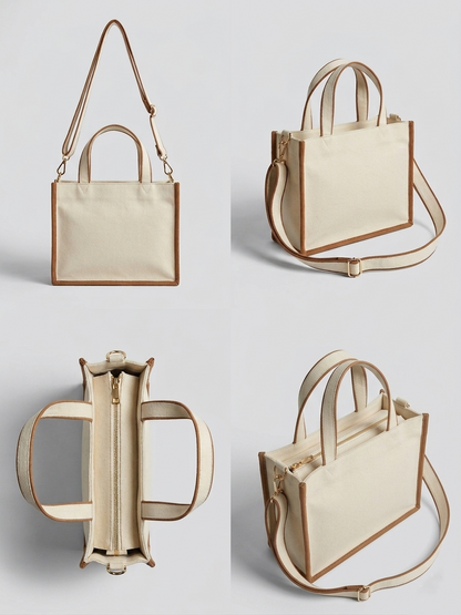 The Masfaa "Aria" Contrast Tote