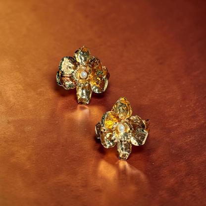 Pearl-Core Gilded Camellias