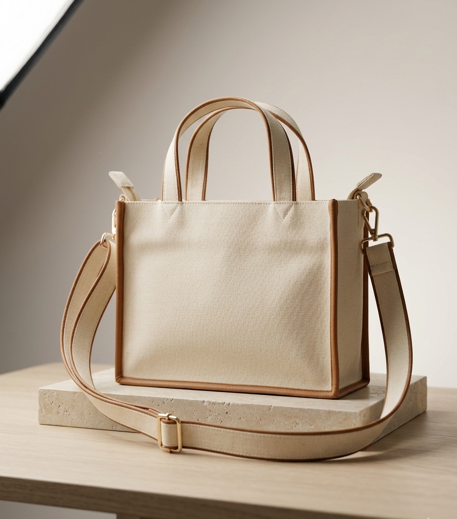 The Masfaa "Aria" Contrast Tote