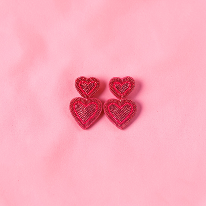 Sweetheart Drop Studs