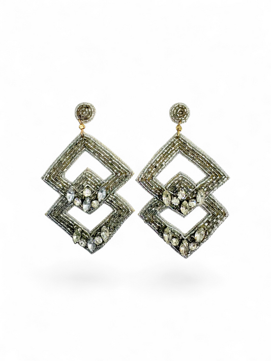 The Silver Prism Geometric Drops