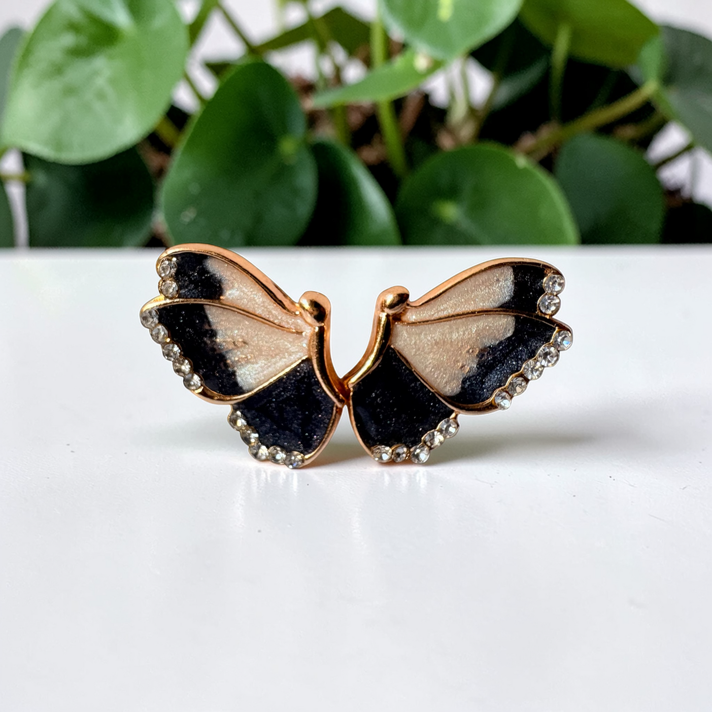 The Monarch Enamel Studs (Butterfly)