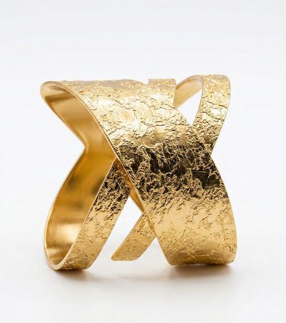 Gold Textured Cuff