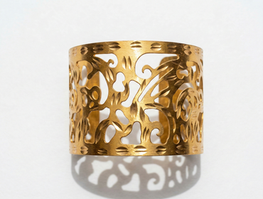 Floral Cutwork Cuff