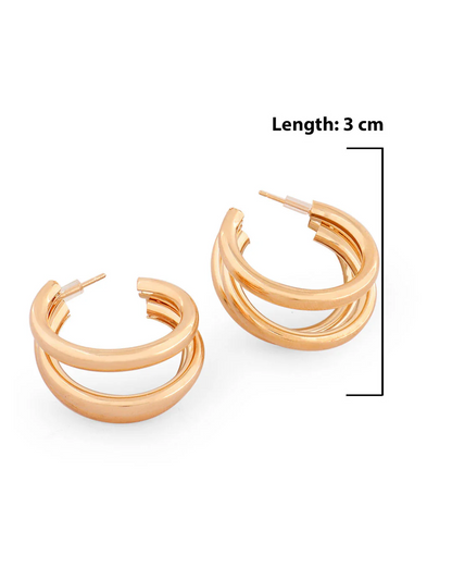The Trinity Tiered Hoops