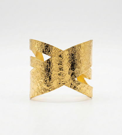 Gold Textured Cuff