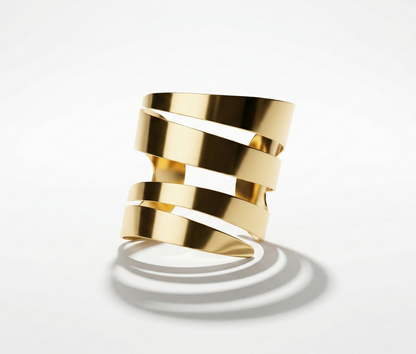 Gold Multi-Band Cuff