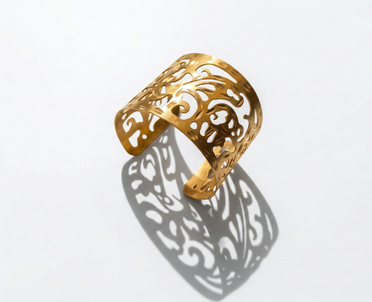 Floral Cutwork Cuff