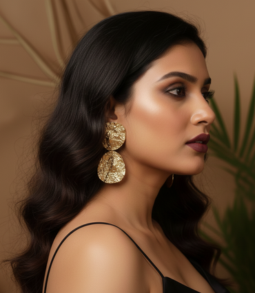 Luxe Molten Metallic Drops