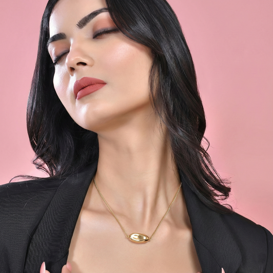 Sculpted Pebble Necklace