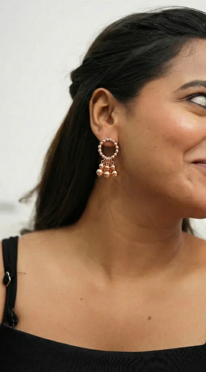 Luxe Beaded Hoop Earrings