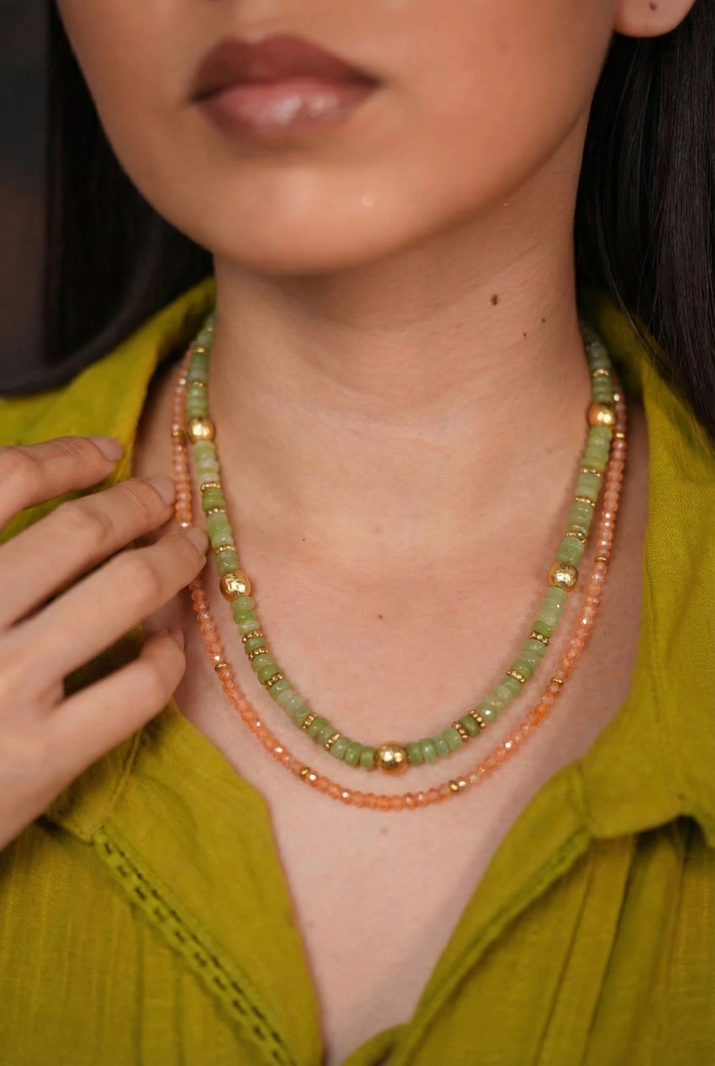 Nature Inspired Layer Necklace