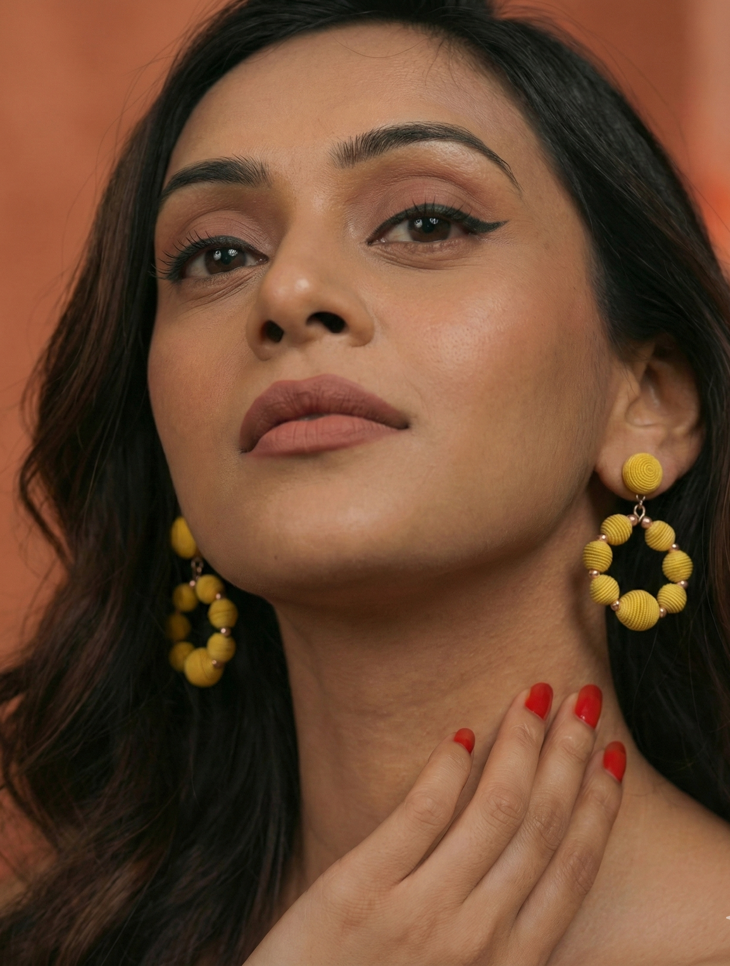 Sunshine Rope Hoop Earrings