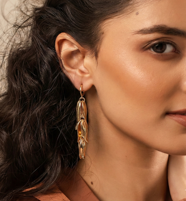 Luxe Fluid Dangler Earrings