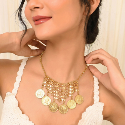 Antique Coin Necklace