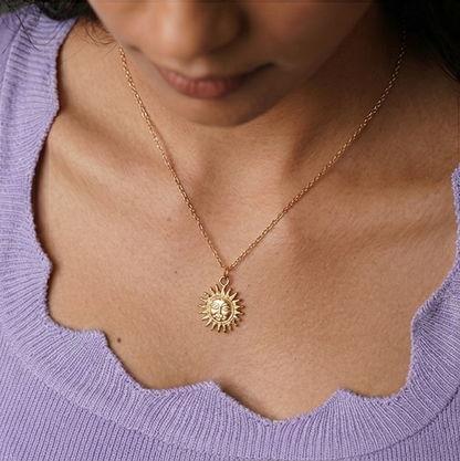 Om Sun Necklace