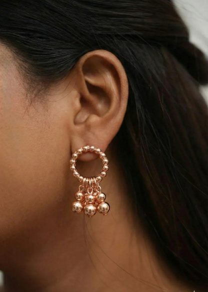 Luxe Beaded Hoop Earrings