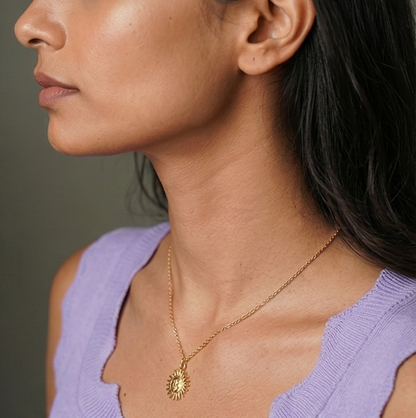 Om Sun Necklace