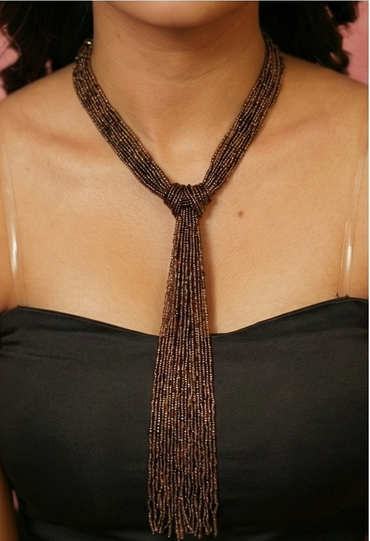 Bohemian Long Bead Necklace